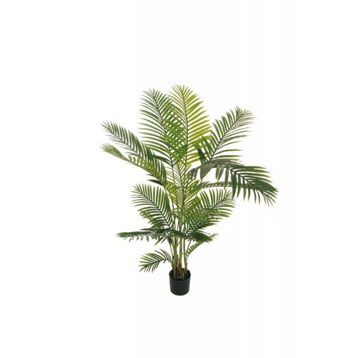 Искусственное растение "Пальма Арека" в горшке, пластик, 160 см, цвет зеленый