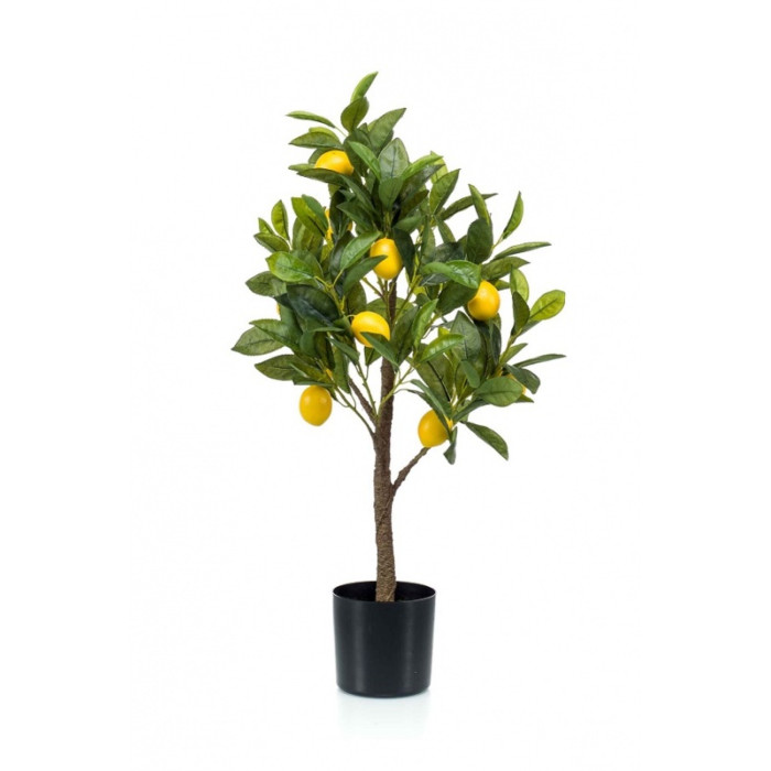 Искусственное растение "Лимонное дерево" в горшке, 72 см