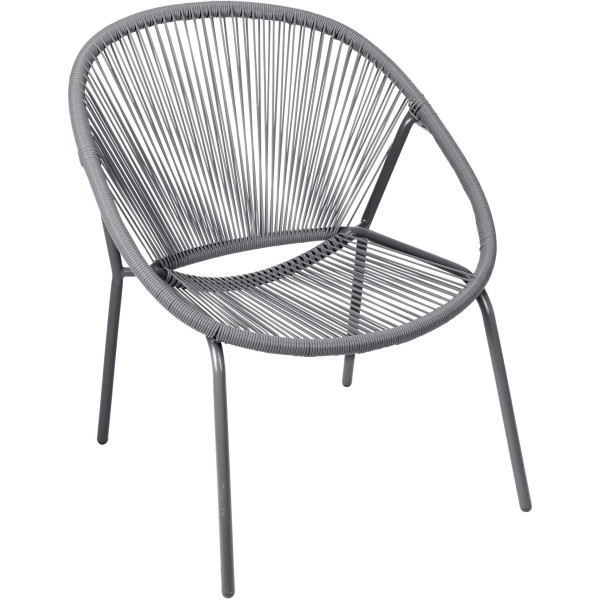 Садовое кресло Metal Vase Gray